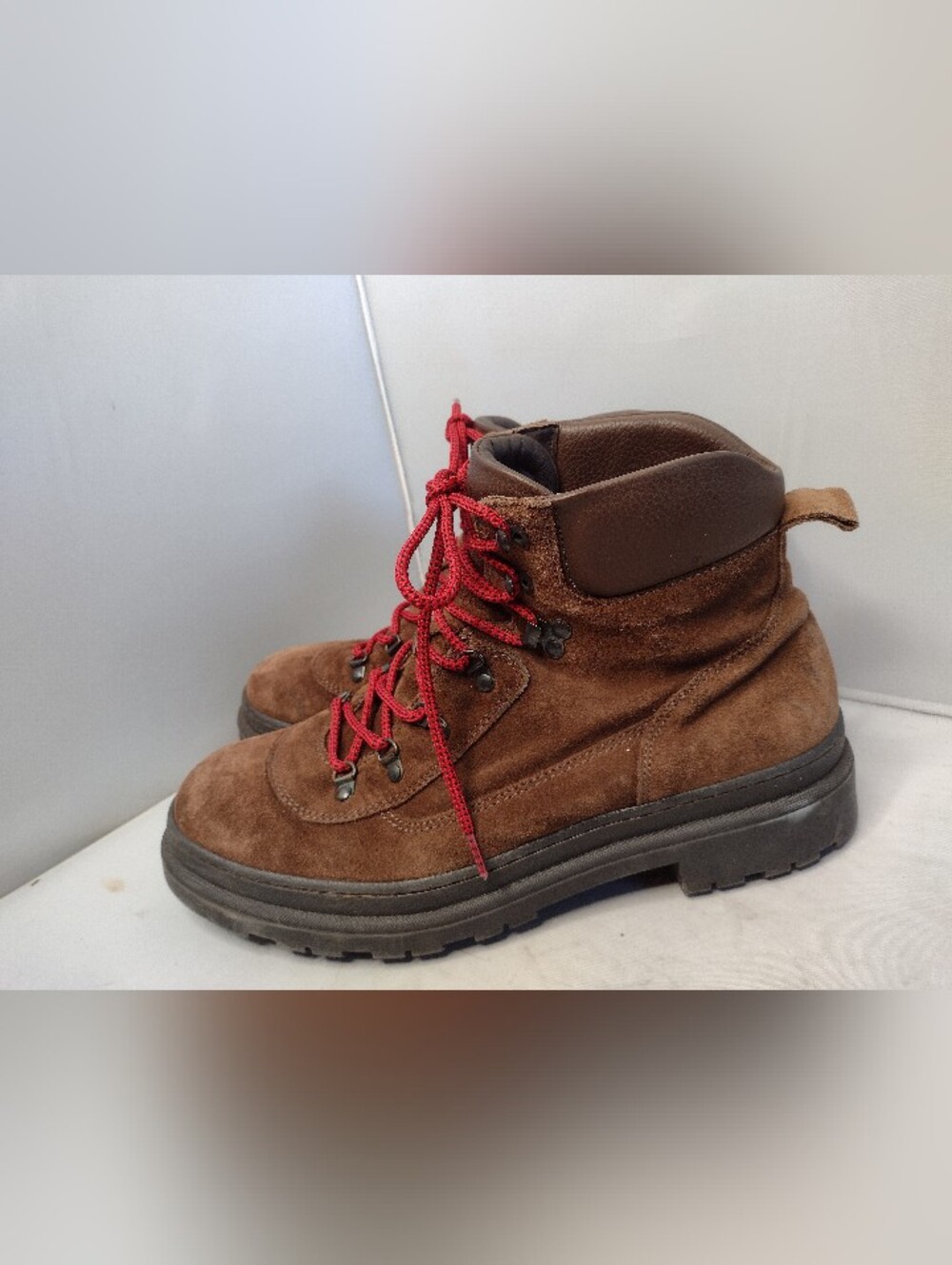 Ralph Lauren Polo Mens Italian Alpi Hiking Leather Boots 11  Made in Italy